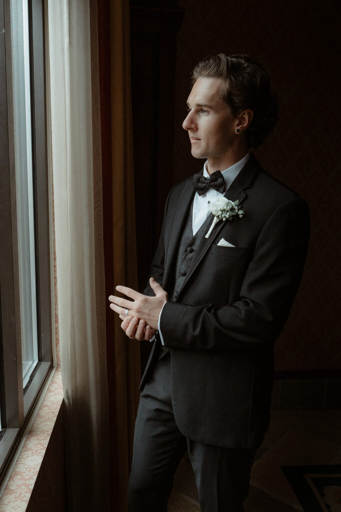 Wedding photography by Kayla Bowie Creative at Sun Peaks — cinematic, authentic, and emotive captures of the couple’s wedding day.