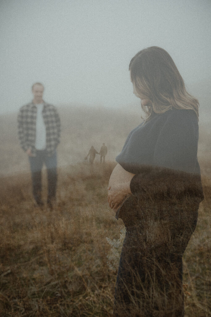 Moody Maternity Photos Okanagan By Kayla Bowie